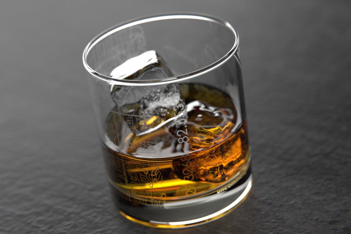 Sarasota FL Map Rocks Glass