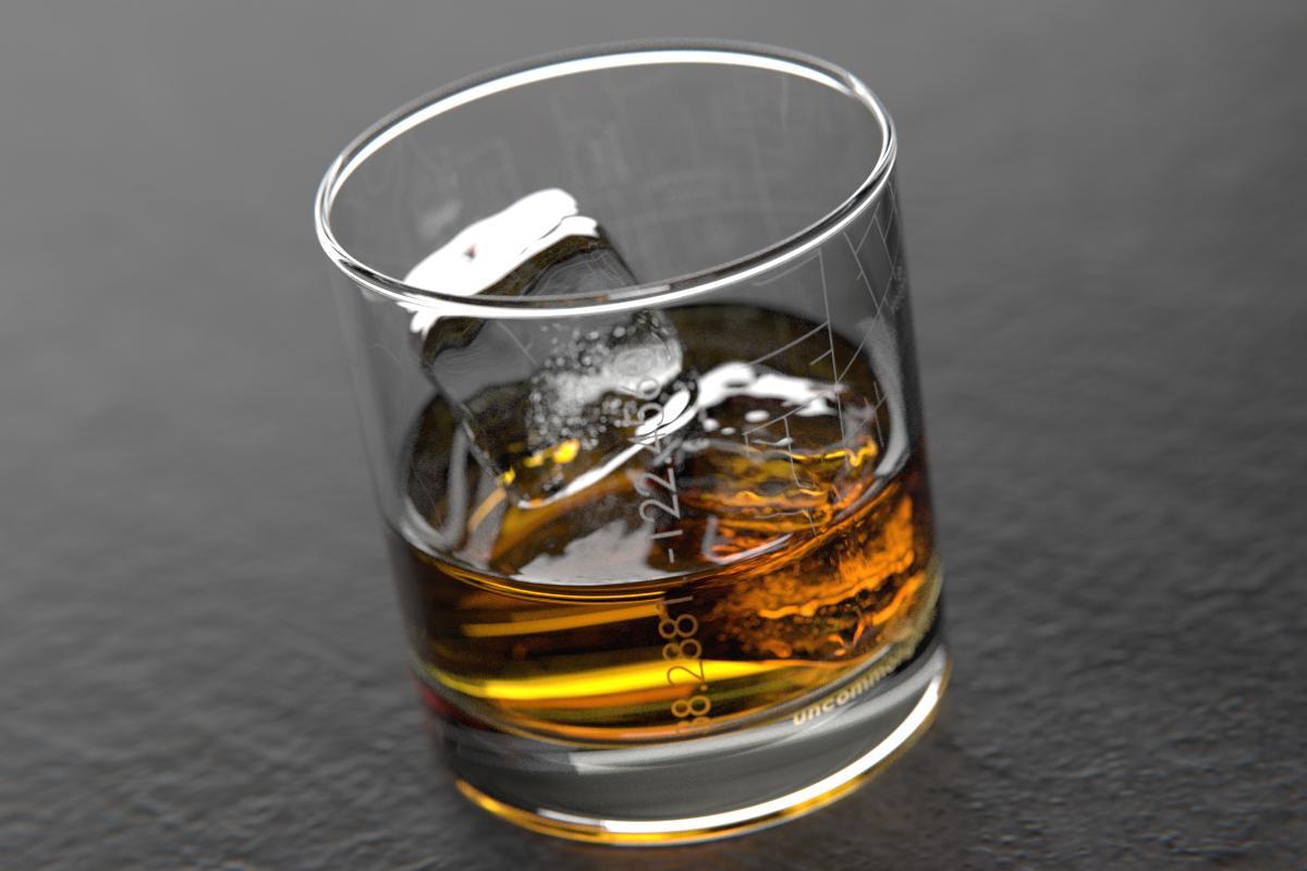 Sonoma CA Map Rocks Glass