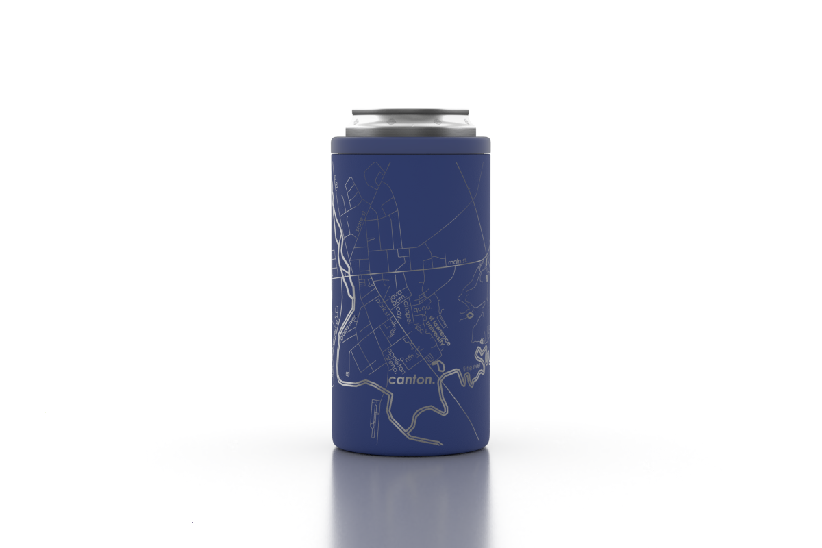 College Town Map Insulated 16 oz Tall Can Cooler