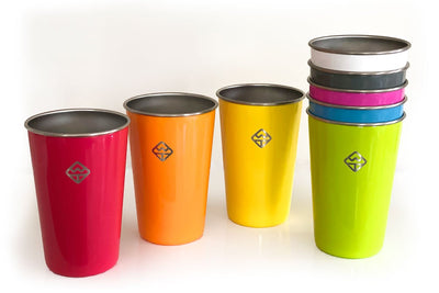 Stainless Cups - 16oz - Well Told Brand - Green