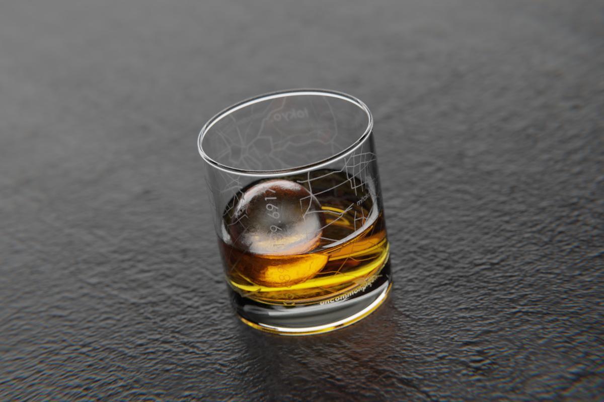 Tokyo Map Rocks Glass