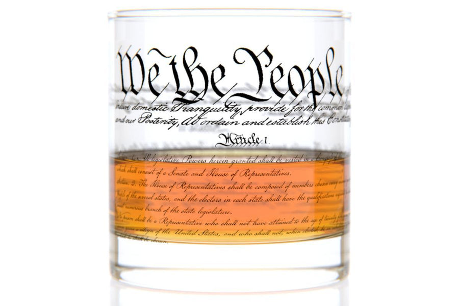 Constitution Rocks Glass