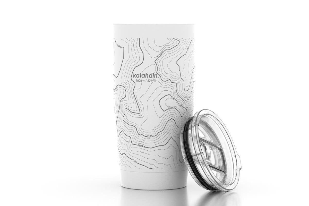 Topography Map 20 oz Insulated Tumbler